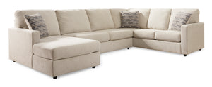 3-Piece Sectional with Left Chaise
