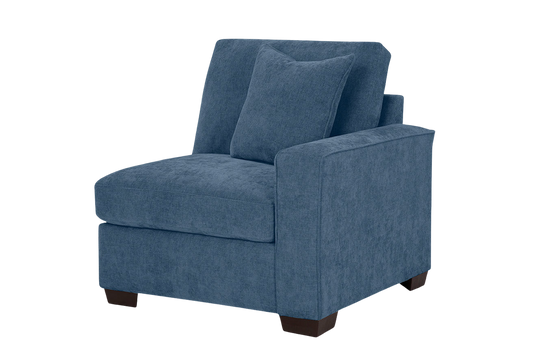 Haven Right Arm - Slate Blue
