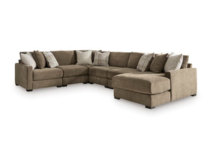 6-Piece Sectional with Right Chaise
