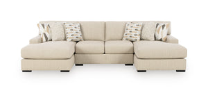 3-Piece Double Chaise Sectional (Wide)
