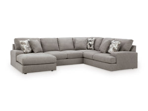 3-Piece Sectional with Left Chaise