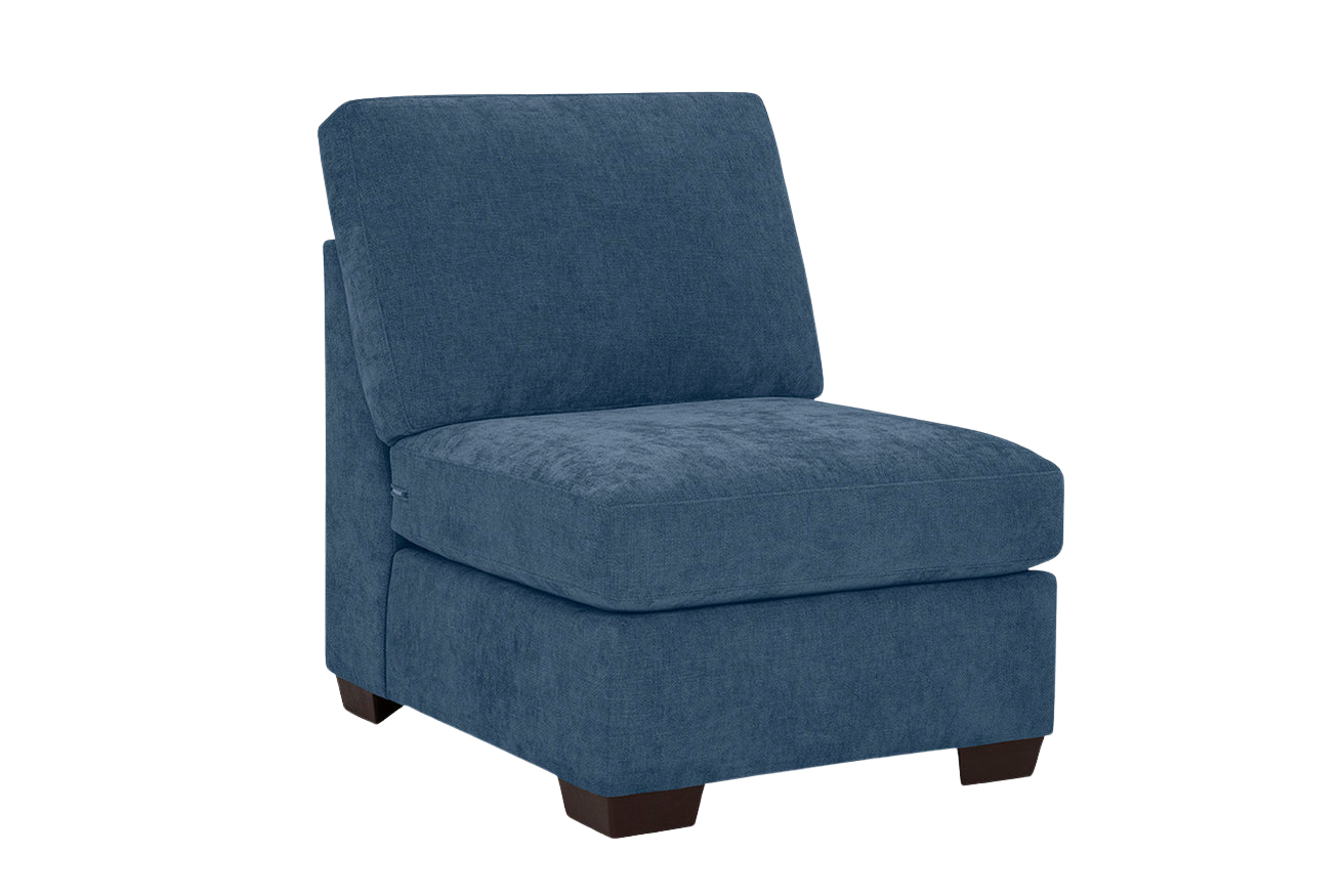Haven Armless - Slate Blue
