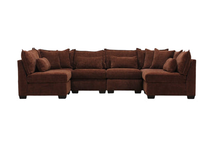 Atlas 6-Seat Modular Open U-Shape Sectional