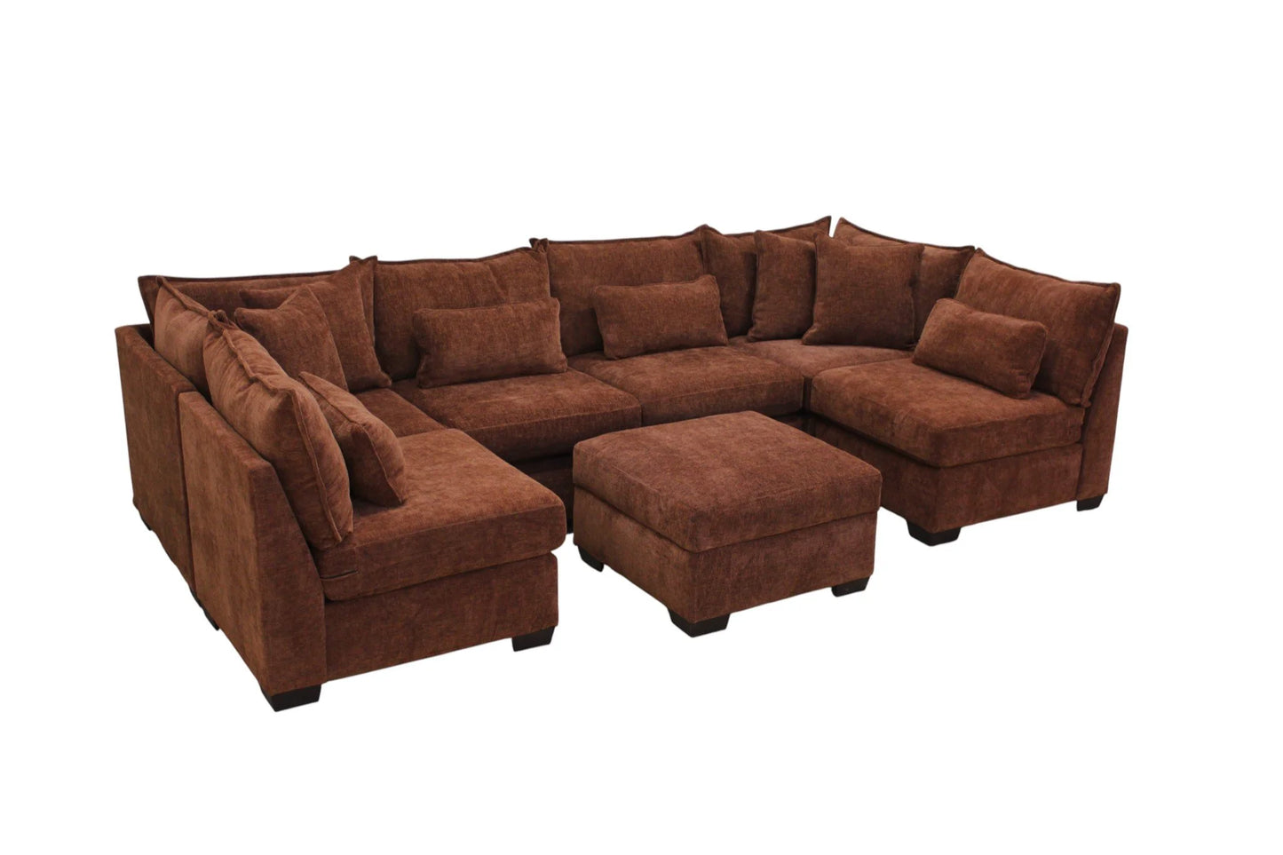 Atlas 6-Seat Modular Open U-Shape Sectional