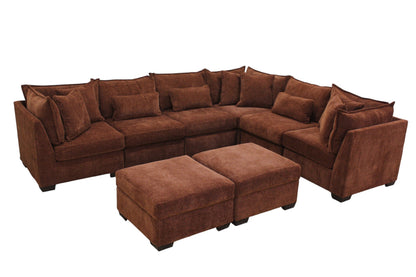 Atlas 6-Seat Modular L-Shape Sectional