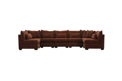 Atlas 7-Seat Modular Open U-Shape Sectional