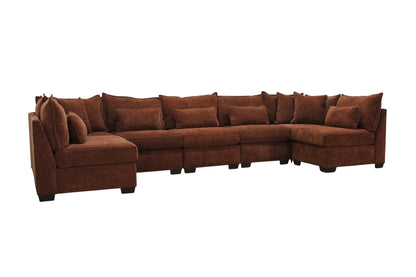 Atlas 7-Seat Modular Open U-Shape Sectional