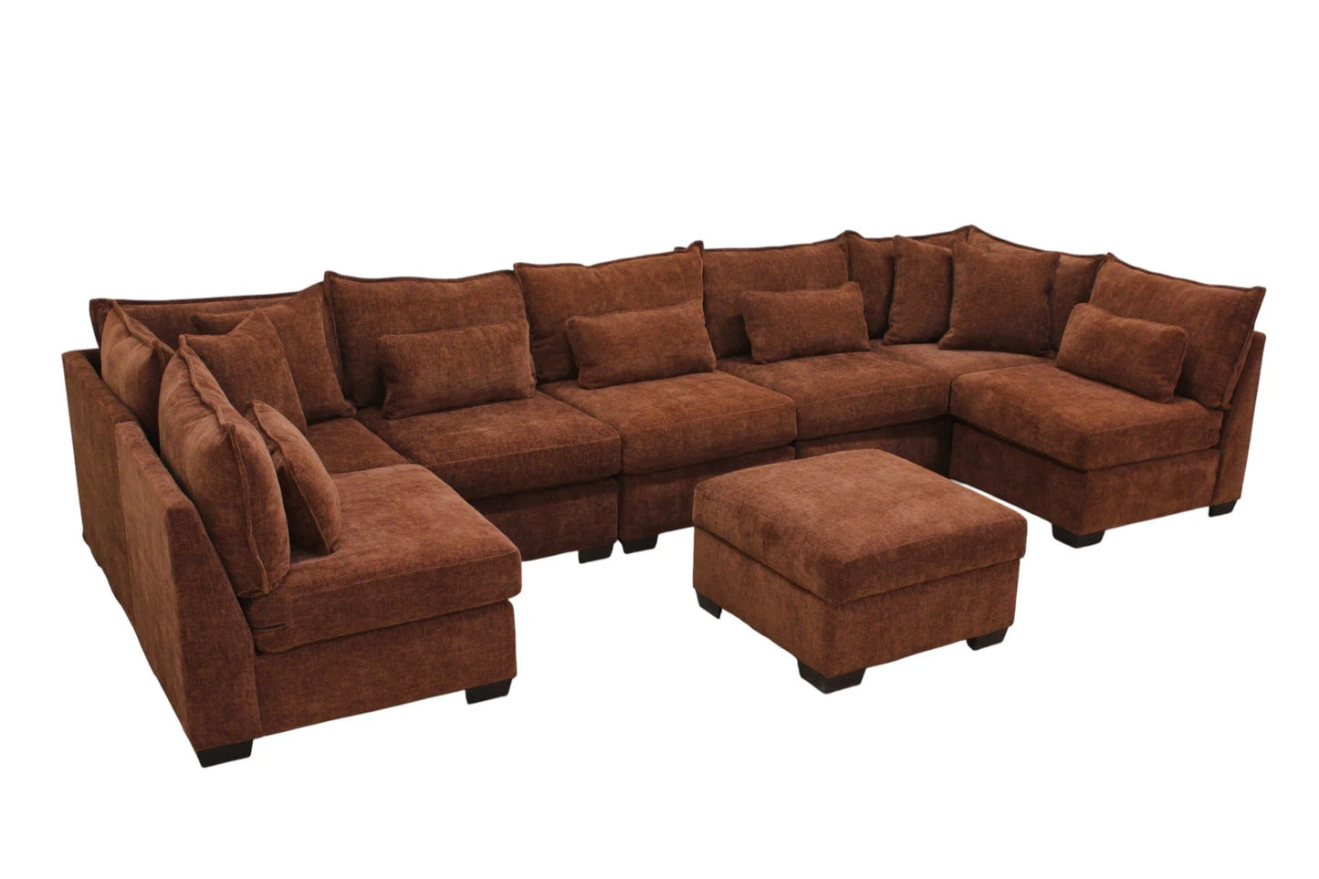 Atlas 7-Seat Modular Open U-Shape Sectional