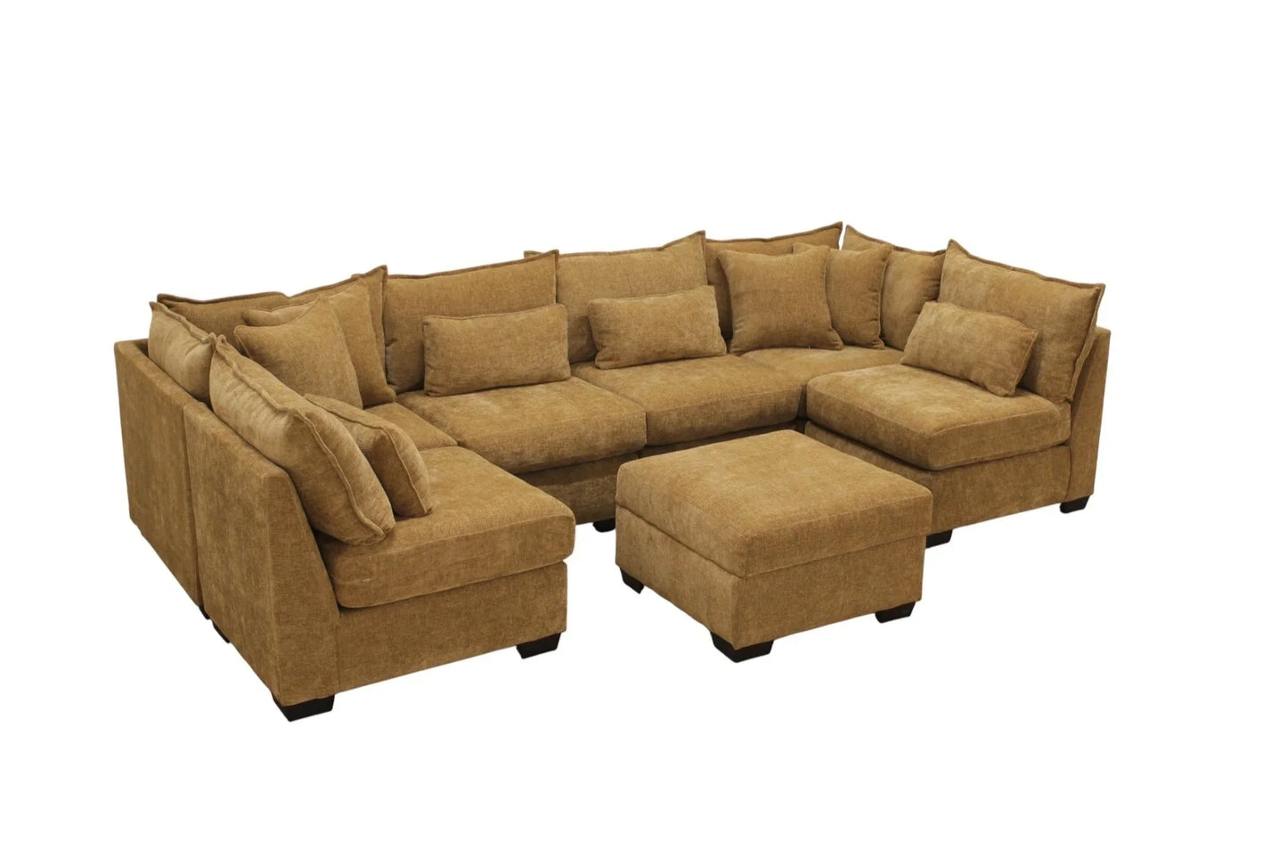 Atlas 6-Seat Modular Open U-Shape Sectional