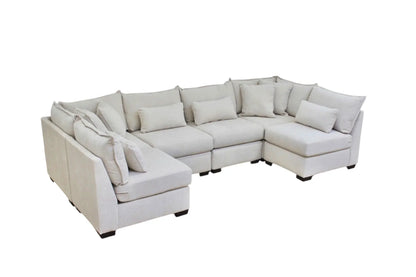 Atlas 6-Seat Modular Open U-Shape Sectional