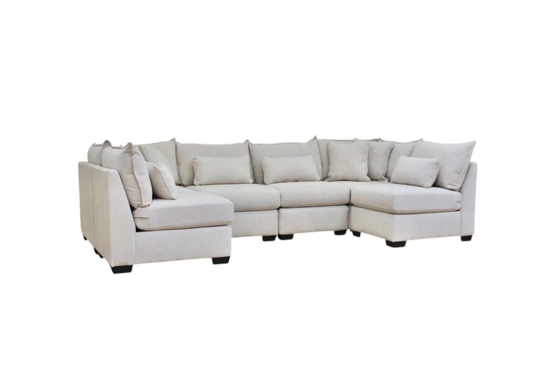 Atlas 6-Seat Modular Open U-Shape Sectional