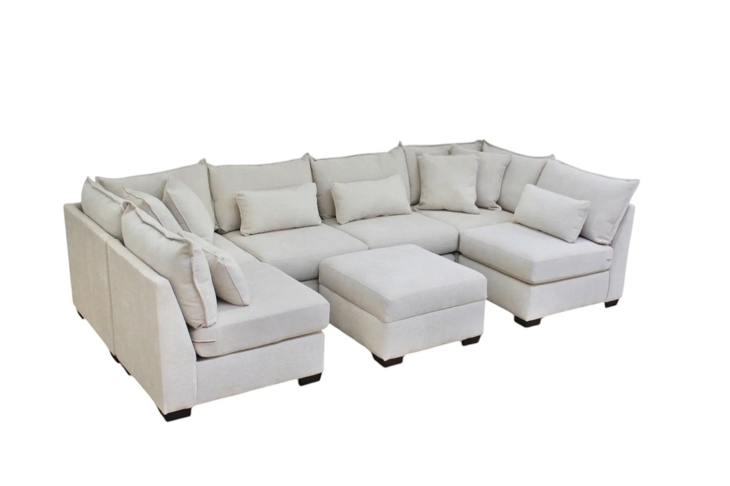 Atlas 6-Seat Modular Open U-Shape Sectional