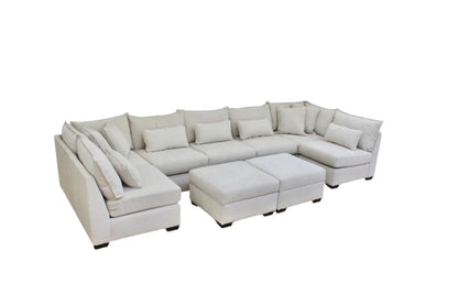 Atlas 7-Seat Modular Open U-Shape Sectional