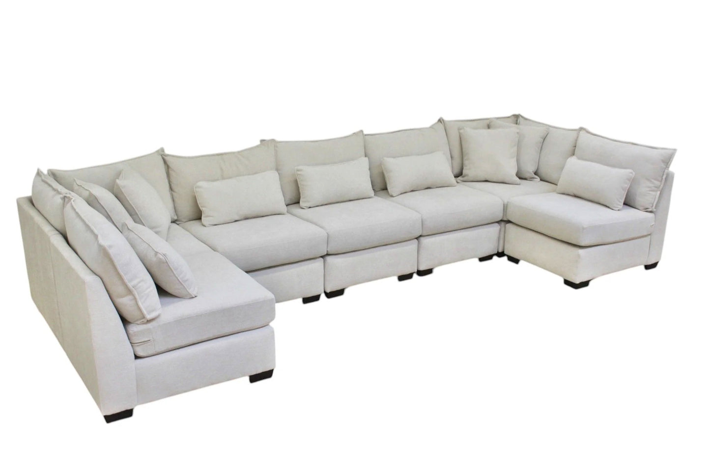 Atlas 7-Seat Modular Open U-Shape Sectional
