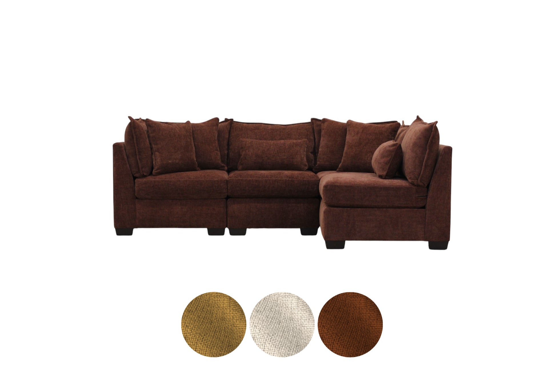 Atlas 4-Seat Modular Open L-Shape Sectional