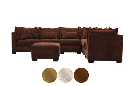 Atlas 6-Seat Modular L-Shape Sectional