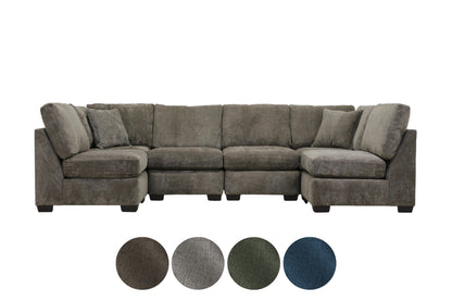 Haven 6-Seat Modular Open U-Shape Sectional