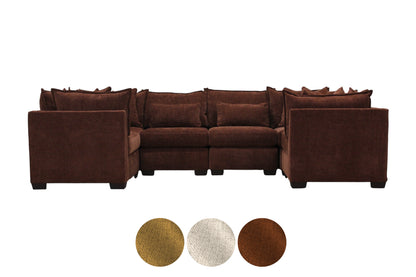 Atlas 6-Seat Modular U-Shape Sectional