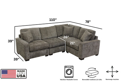 Haven 4-Seat Modular L-Shape Sectional