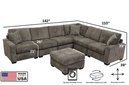 Haven 6-Seat Modular L-Shape Sectional